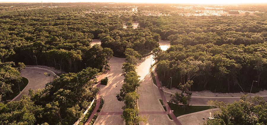 Residential area of Ciudad Mayakoba