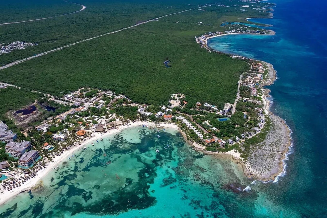 Location comparison between Ciudad Mayakoba, Playa del Carmen and Tulum